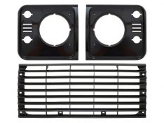 GRILLE & HLAMP SURROUND SET SANTORINI BLACK