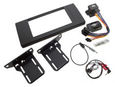 BLACK L322 COMPLETE DOUBLE DIN RADIO INSTALL KIT
