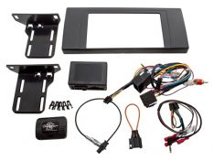 BLACK L322 2 x DIN RADIO KIT (AMPLIFIED)