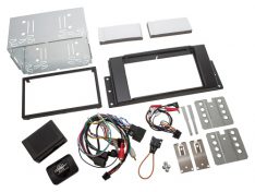 BLACK RRSPORT 2x DIN RADIO KIT AMPLIFIED