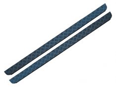 90 CHEQUERED SILLS PAIR - BLACK