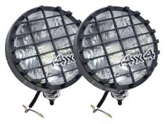 DRIVING LAMPS  PAIR  8 INCH BLACK