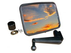 UNBREAKABLE MIRROR KIT CONVEX SHORT ARM