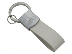 LR LEATHER LOOP KEYRING-IVORY